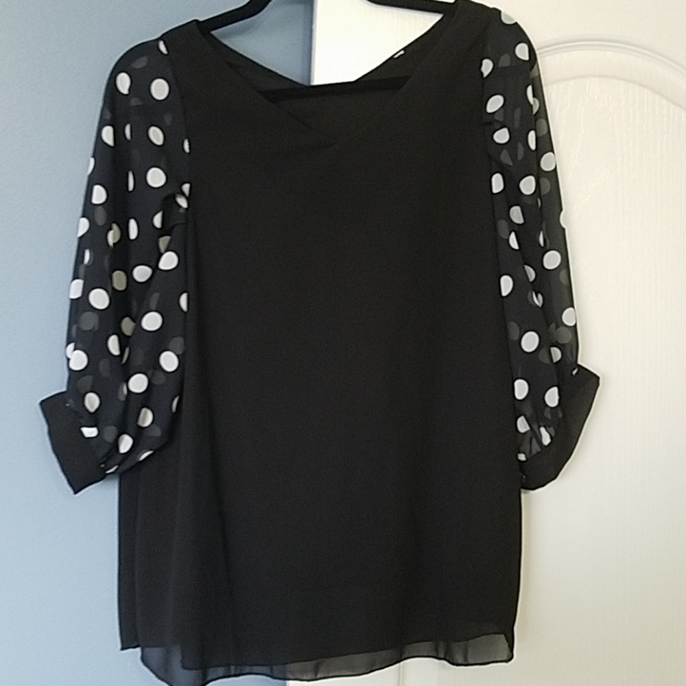NWOT V Neck Blouse